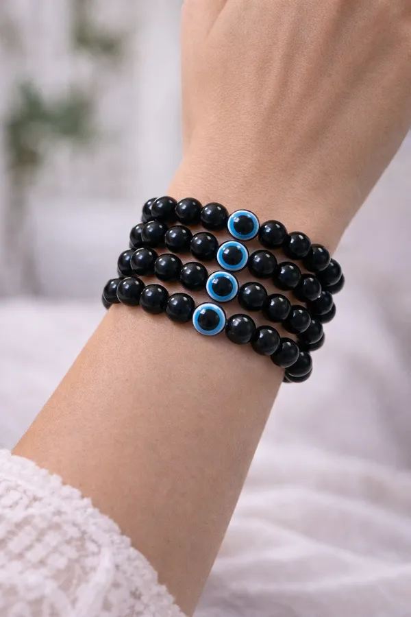 Pack_of_4_Black_Beaded_Handmade_Evil_Eye_Nazariya_Bracelet_For_Men_and_Women_|_Beaded_Stretch_Bracelet_with_Evil_Eye_Bead_|__Stackable_Daily_Wear_Protection_Bracelet