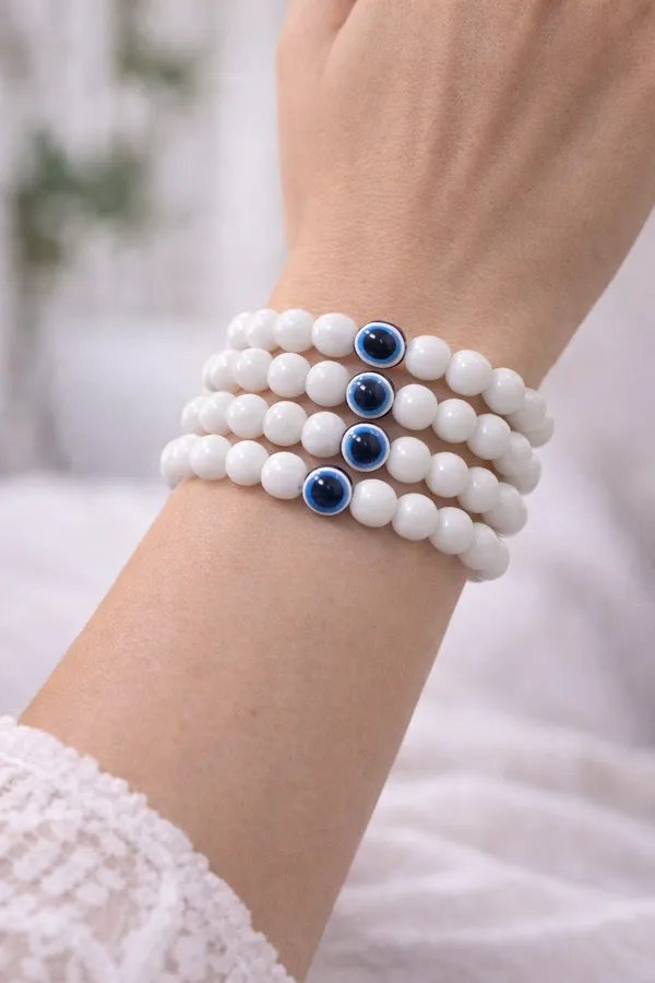 Pack_of_4_White_Beaded_Handmade_Evil_Eye_Nazariya_Bracelet_For_Men_and_Women_|_Beaded_Stretch_Bracelet_with_Evil_Eye_Bead_|__Stackable_Daily_Wear_Protection_Bracelet