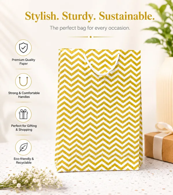 Pack_of_5_Golden_Chevron_Paper_Gift_Bags_with_Rope_Handle_|_Decorative_Gift_Bags_|_Birthday,_Wedding_&_Festive_Gifting_(14x10_inches)