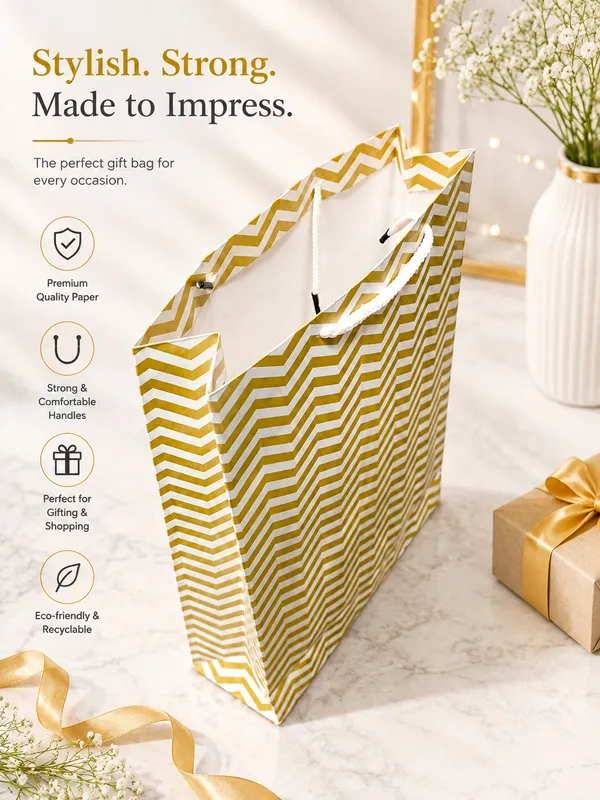 Pack_of_5_Golden_Chevron_Paper_Gift_Bags_with_Rope_Handle_|_Decorative_Gift_Bags_|_Birthday,_Wedding_&_Festive_Gifting_(14x10_inches)