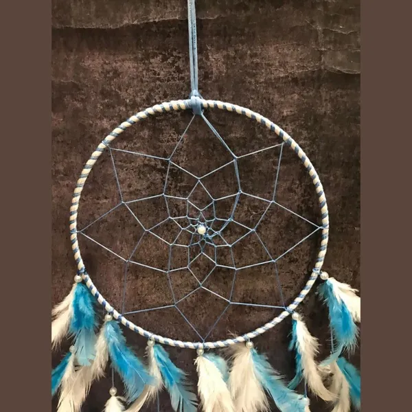 Pack_of_5_Sky_Blue_&_White_Feathers_Dream_Catchers_Handcrafted_Wall_Hanging_for_Bedroom,_Kids_Room,_Nursery_&_Balcony_Decor