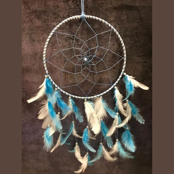 Pack_of_5_Sky_Blue_&_White_Feathers_Dream_Catchers_Handcrafted_Wall_Hanging_for_Bedroom,_Kids_Room,_Nursery_&_Balcony_Decor