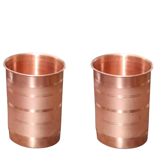 Pure_Copper_Hammered_Water_Bottle_(500_ml)_with_2_Glass_Set_|_Leakproof_&_Jointless_|_Ayurvedic_Health_Benefits_|_Gift_Set_for_Home,_Office_&_Travel
