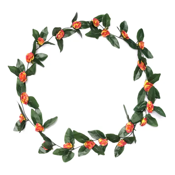 Artificial_Small_Velvet_Rose_Creeper_Orange_Yellow_Dual_Tone_Flowers_Decorative_Hanging_Floral_Vine_For_Home_Wall_Decoration_Balcony_Garden_Wedding_Pack_of_5