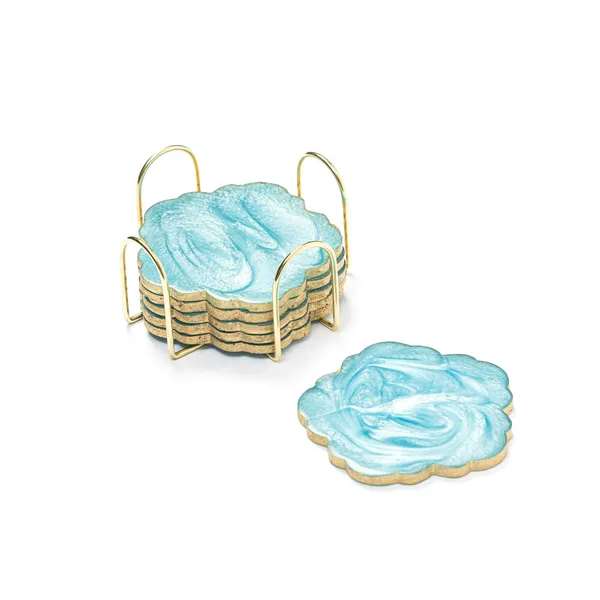 Aqua_Resin_Set_Of_6_Resin_Coasters_With_Stand_For_Home_And_Dining_Table_,_Trending_Fancy_Stylish_Coasters_For_Tea_Coffee_And_Bar_(_(10X10)Cm