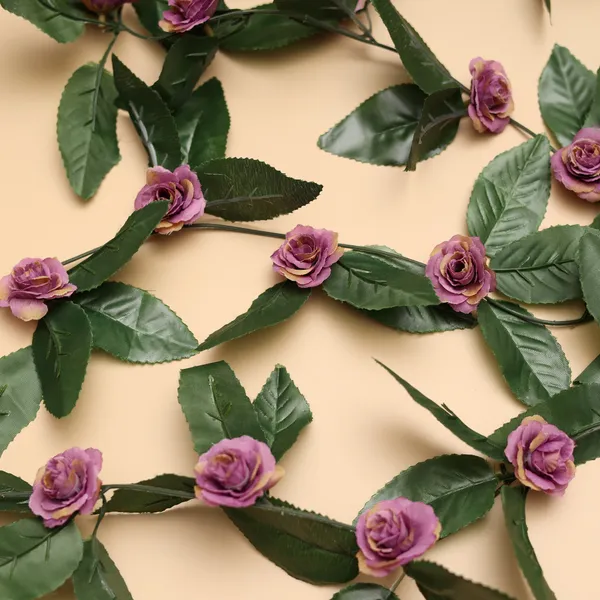Decorative_Small_Velvet_Rose_Creeper_Purple_Artificial_Flower_Vine_Elegant_Hanging_Floral_Arrangement_For_Home_Balcony_And_Wedding_Use_Pack_of_5