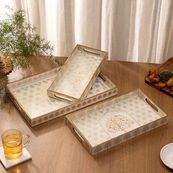 Set_of_3_Waterproof_Wooden_Enamel_Coated_Rectangular_Trays_With_Handle_,_Serving_Trays_For_Home_&_Dining_Table_,_Multipurpose_Trays