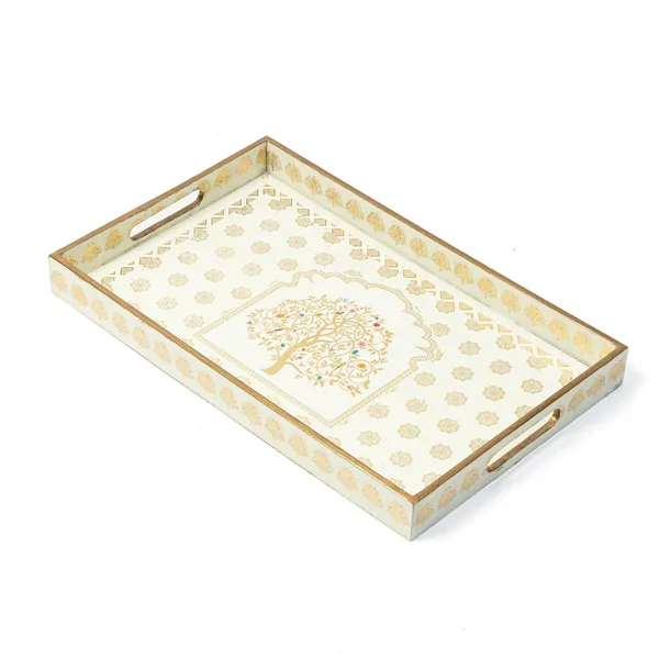 Set_of_3_Waterproof_Wooden_Enamel_Coated_Rectangular_Trays_With_Handle_,_Serving_Trays_For_Home_&_Dining_Table_,_Multipurpose_Trays