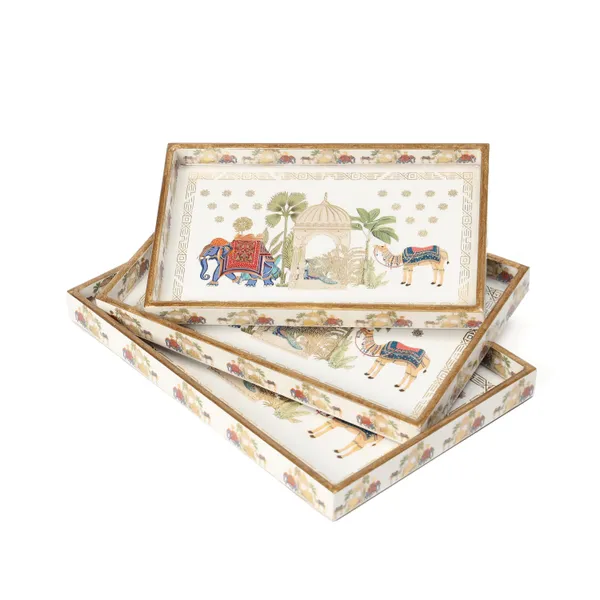 Wooden_Enamel_Coated_Rectangular_Set_of_3_Trays_|_Serving_Tray_for_Home_&_Dining_Table_|_Printed_Multipurpose_Trays__(10X6_,_11X7,_12x8_Inches))