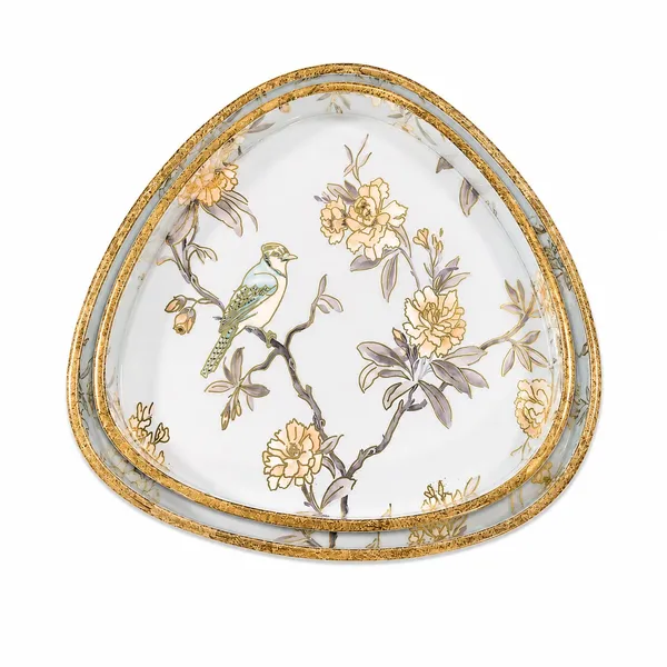 Set_of_2_Blue_Birds_Design_MDF_Wooden_Serving_Trays_|_High-Gloss_Enamel_Coated_with_Gilded_Rim_for_Home_&_Diwali_Gifting_(9x9_&_7x7_inches)