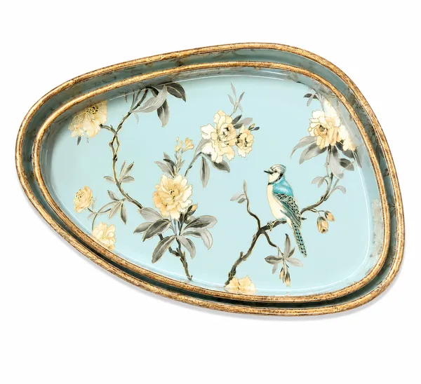 Set_of_2_Blue_Bird_&_Floral_Wooden_Serving_Trays_|_High-Gloss_Enamel_Coated_for_Home,_Dining_Table_Decor_&_Diwali_Gifting_Tray_Set_(11x7_&_10x6)