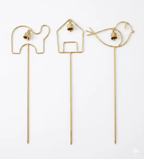 Set_of_3_Handcrafted_Gold_Metal_Garden_Stakes_?_Elephant,_House,_and_Bird_Silhouette_Plant_Ornaments_with_Hanging_Bells_for_Indoor_Pots,_Balcony,_and_Outdoor_Home_Decor