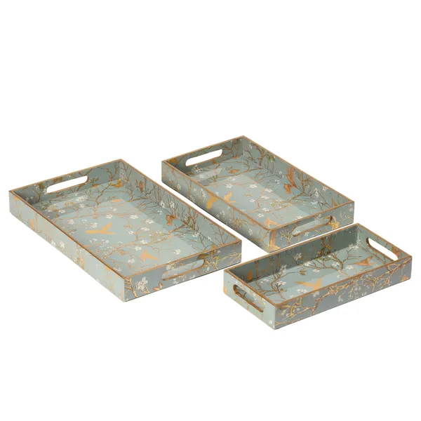 Set_of_3_Waterproof__Rectangle_Trays_with_Handle,__Wooden_Enamel_Coated_Serving_Trays_For_Home_&_Dining_Table_,_Multipurpose_Trays_(_(41X25||36X20||30X15)Cm_)