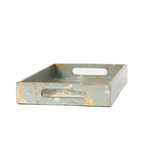 Set_of_3_Waterproof__Rectangle_Trays_with_Handle,__Wooden_Enamel_Coated_Serving_Trays_For_Home_&_Dining_Table_,_Multipurpose_Trays_(_(41X25||36X20||30X15)Cm_)