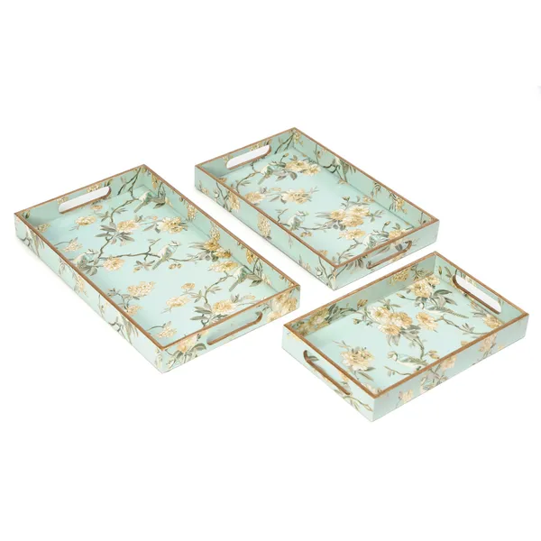 Set_of_3_Waterproof__Rectangle_Trays_with_Handle,__Wooden_Enamel_Coated_Serving_Trays_For_Home_&_Dining_Table_,_Multipurpose_Trays_(_(41X25||36X20||30X15)Cm_)