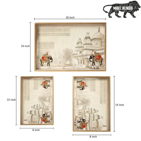 Set_of_3_Rectangle_Trays_with_Handle,__Wooden_Enamel_Coated_Serving_Trays_For_Home_&_Dining_Table_,_Multipurpose_Trays_(_(41X25||36X20||30X15)Cm_)