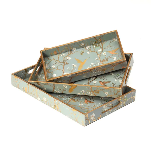 Set_of_3_Waterproof__Rectangle_Trays_with_Handle,__Wooden_Enamel_Coated_Serving_Trays_For_Home_&_Dining_Table_,_Multipurpose_Trays_(_(41X25||36X20||30X15)Cm_)