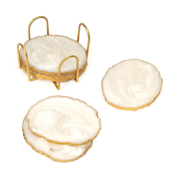 Cream_Resin_Set_Of_6_Resin_Coasters_With_Stand_For_Home_And_Dining_Table_,_Stylish_Coasters_For_Tea_Coffee_And_Bar_(_(10X8)Cm_)