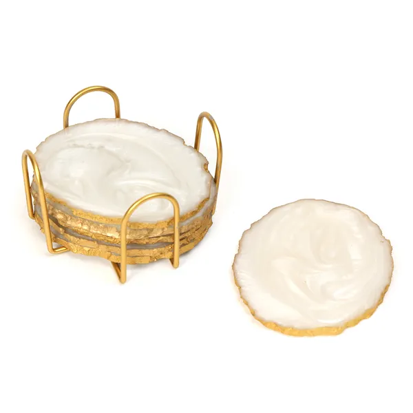Cream_Resin_Set_Of_6_Resin_Coasters_With_Stand_For_Home_And_Dining_Table_,_Stylish_Coasters_For_Tea_Coffee_And_Bar_(_(10X8)Cm_)