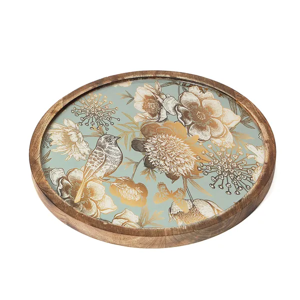 Grey_Wooden_Enamel_Coated_Round_Serving_Platter_In_Mangowood_,_Snacks_Platter_For_Home_&_Dining_Table_,_Multipurpose_Tray_,_Serving_Tray_(_(25X25)Cm_)