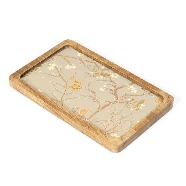 Silver_&_Gold_Wooden_Enamel_Coated_Rectangular_Serving_Platter_In_Mangowood_,_Snacks_Platter_For_Home_&_Dining_Table_,_Multipurpose_Tray_,_Serving_Tray_(_(25X15)Cm_)