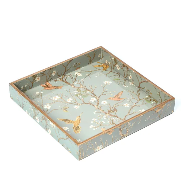 Silver_&_Gold_Wooden_Waterproof_Wooden_Enamel_Coated_Serving_Tray_For_Home_And_Dining_Table_,_Multipurpose_Tray_(_(25X25X4)Cm_)