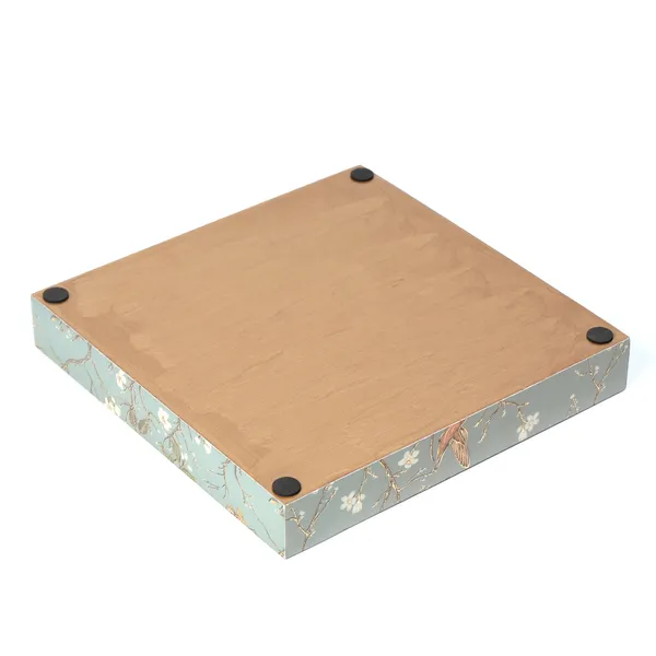 Silver_&_Gold_Wooden_Waterproof_Wooden_Enamel_Coated_Serving_Tray_For_Home_And_Dining_Table_,_Multipurpose_Tray_(_(25X25X4)Cm_)