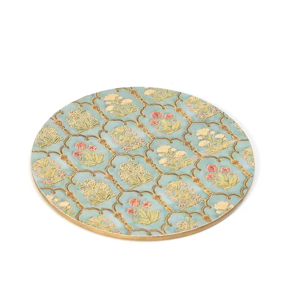 Multicolor_Wooden_Set_Of_2_Enamel_Coated_Round_Wooden_Trivets_For_Home_,_Waterproof_Printed_Big_Coasters_For_Table_(_(20X20)Cm_)_(Set_Of_2)