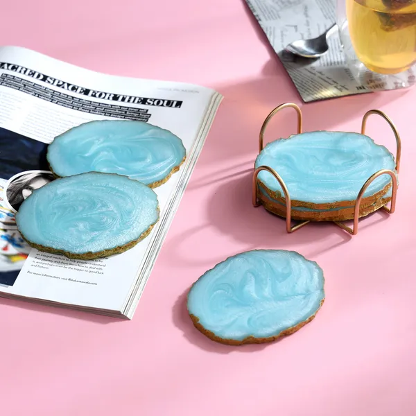 Light_Blue_Resin_Set_Of_6_Resin_Coasters_With_Stand_For_Home_And_Dining_Table_,_Trending_Stylish_Coasters_For_Tea_Coffee_And_Bar_(_(10X8)Cm_)