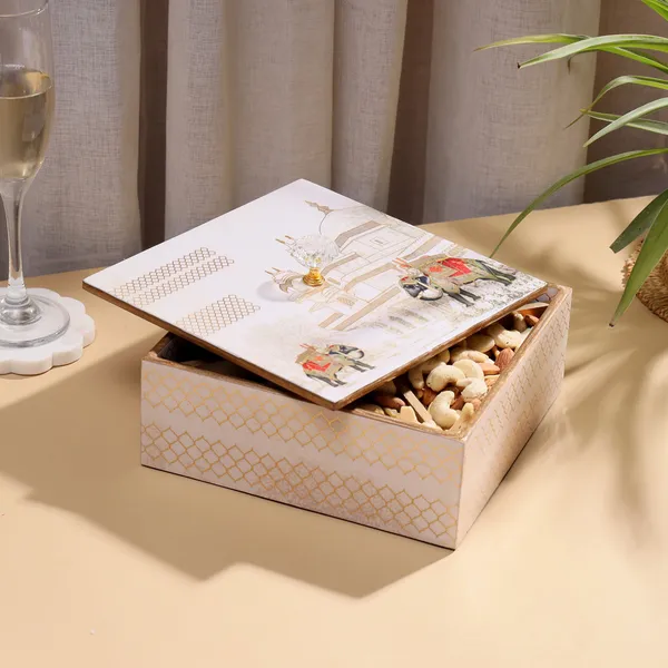 Cream_&_Gold_Wooden_Enamel_Coated_Premium_Waterproof_Multipurpose_Organizer_Box_,_Woodenbox_,_Dryfruit_Serving_Box_,_Square_Storage_Box_(_(25X25)Cm_)