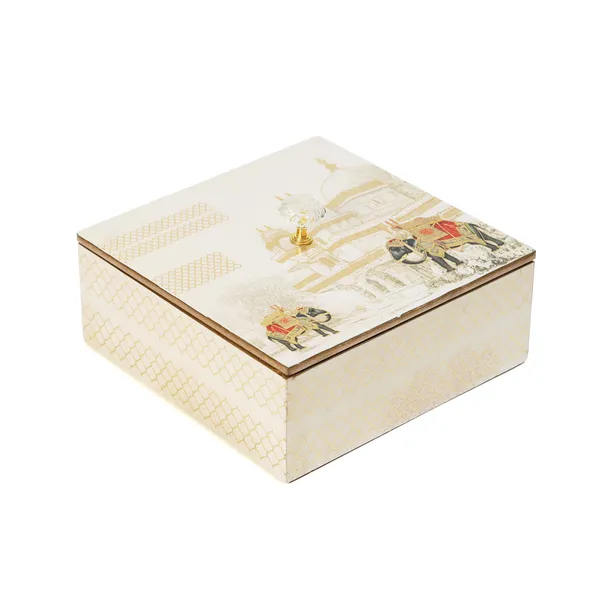 Cream_&_Gold_Wooden_Enamel_Coated_Premium_Waterproof_Multipurpose_Organizer_Box_,_Woodenbox_,_Dryfruit_Serving_Box_,_Square_Storage_Box_(_(25X25)Cm_)