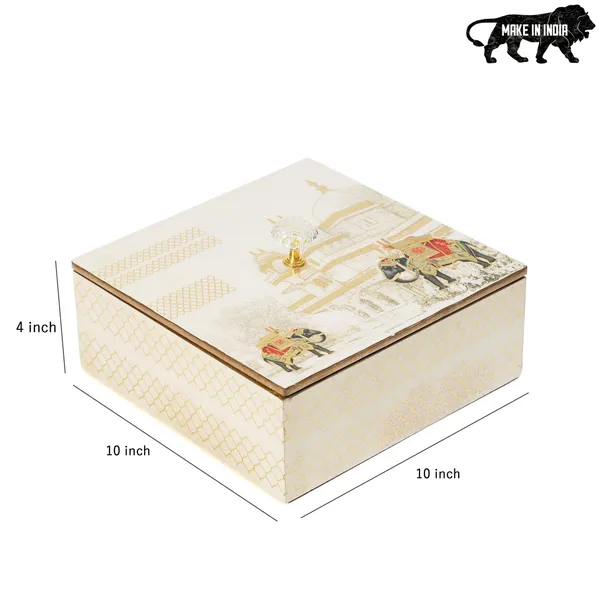 Cream_&_Gold_Wooden_Enamel_Coated_Premium_Waterproof_Multipurpose_Organizer_Box_,_Woodenbox_,_Dryfruit_Serving_Box_,_Square_Storage_Box_(_(25X25)Cm_)