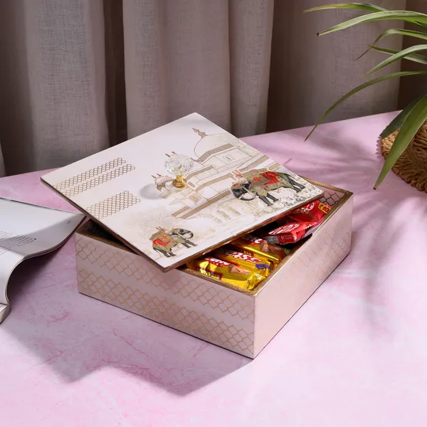 Cream_&_Gold_Wooden_Enamel_Coated_Premium_Waterproof_Multipurpose_Organizer_Box_,_Woodenbox_,_Dryfruit_Serving_Box_,_Square_Storage_Box_(_(25X25)Cm_)