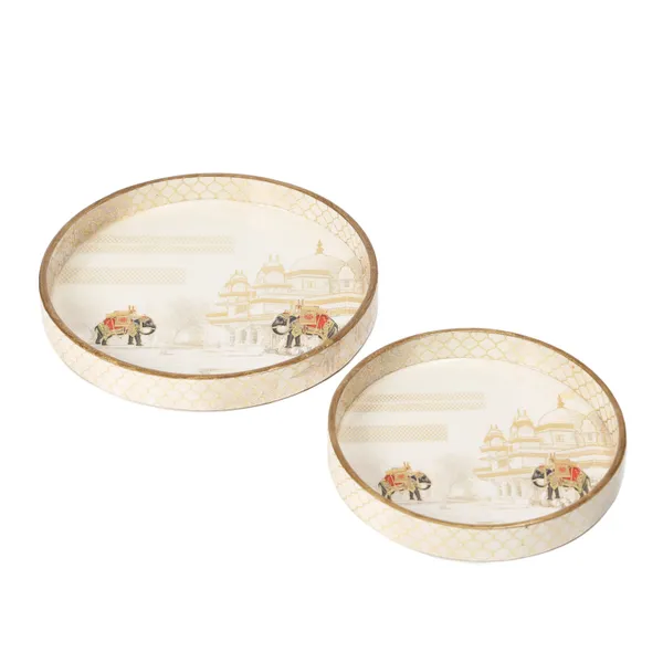 Wooden_Enamel_Coated_Round__Set_of_2_Trays_|_Serving_Tray_for_Home_&_Dining_Table_|_Printed_Multipurpose_Trays__(7x7_,_9x9_Inches)