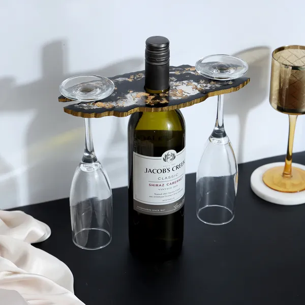 Black_Resin_Wine_Bottle_Holder_In_Resin_For_Home_And_Dining_Table_Decor_(_(24X10)Cm_)