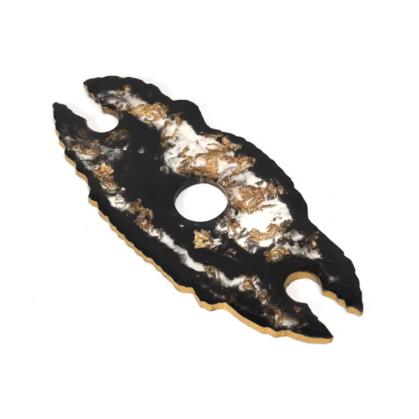 Black_Resin_Wine_Bottle_Holder_In_Resin_For_Home_And_Dining_Table_Decor_(_(24X10)Cm_)