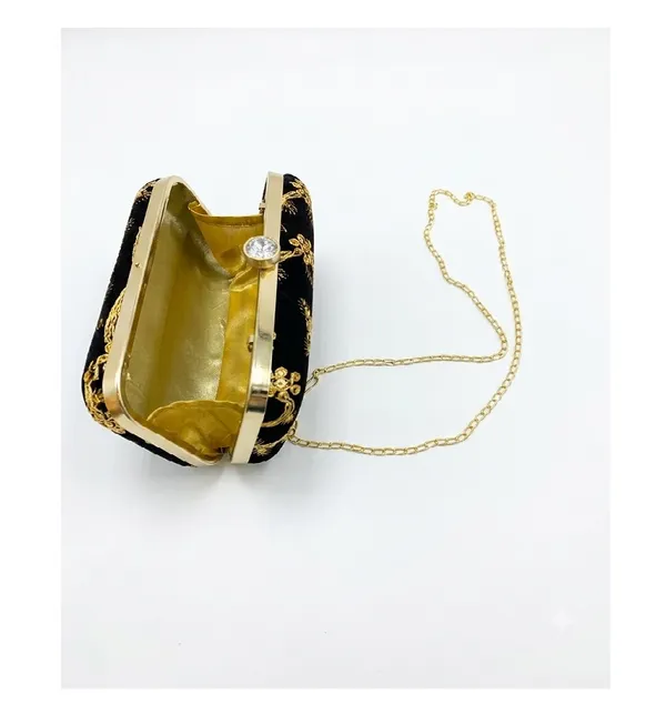 Women's_Black_Embroidered_Box_Clutch_|_Party_Wear_Evening_Handbag_|_Wedding,_Festive_&_Bridal_Designer_Clutch_Purse