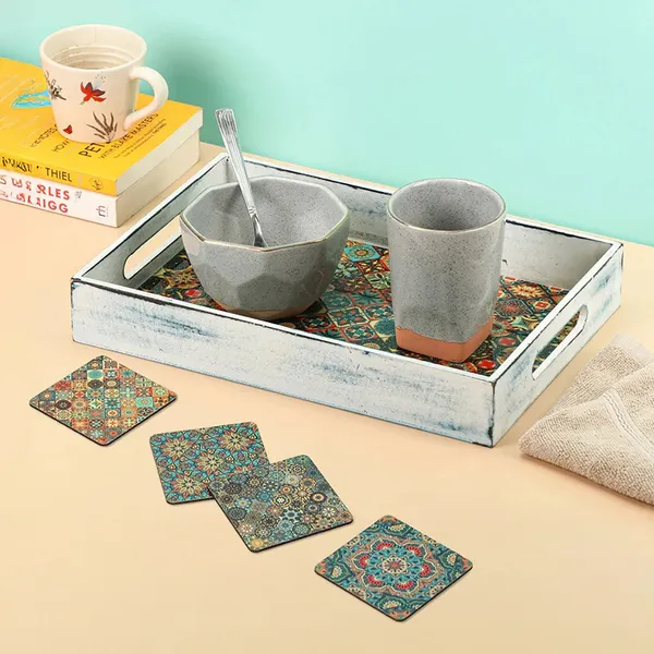 Wooden_Serving_Tray_with_Inaly_Coaster_Set_for_Home_and_Dining_Table_Decor_|_Multipurpose_Tray