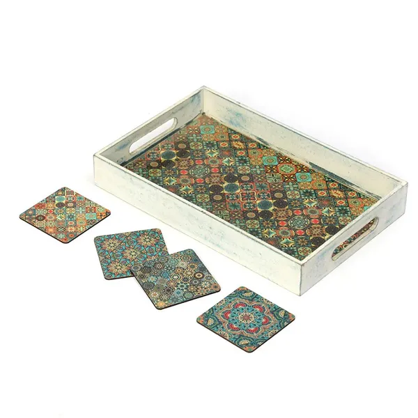 Wooden_Serving_Tray_with_Inaly_Coaster_Set_for_Home_and_Dining_Table_Decor_|_Multipurpose_Tray