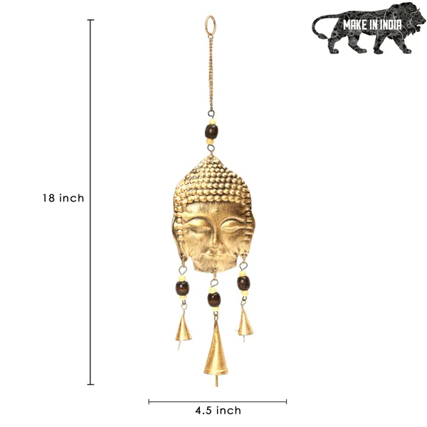 Metal_Wall_Hanging_Wooden_Bead_Buddha_design_with_Hanging_Bells_(Pack_of_2)