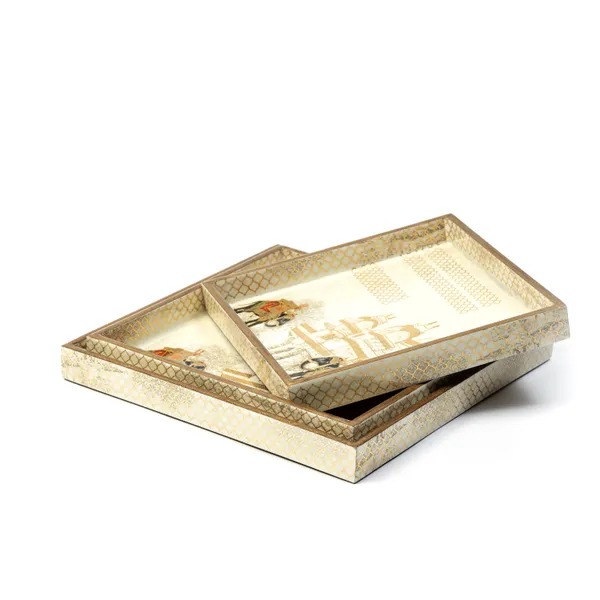 Set_of_3_Square_Wooden_Enamel_Coated_Serving_Trays_For_Home_&_Dining_Table_,_Multipurpose_Tray_Set