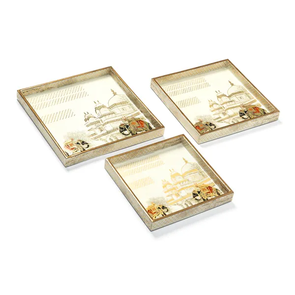 Set_of_3_Square_Wooden_Enamel_Coated_Serving_Trays_For_Home_&_Dining_Table_,_Multipurpose_Tray_Set