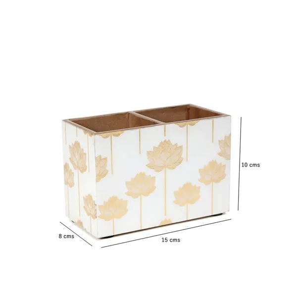 Enamel_Coated_Premium_Waterproof_Multiutility_Wooden_Holders_with_2_Sections_|_Spoon_Stand_Chammach_Holder|_Pen_Stand_(15x10_cm)
