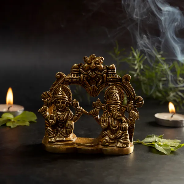Premium_Brass_Lakshmi_Ganesha_Idol_Pair_Decorative_Idol_Showpiece_|_3.25_Inch_Idol_Pair_Statue_for_Mandir,_Pooja_Room_&_Temple_D?cor_Perfect_Diwali_Decoration_&_Festive_Gift