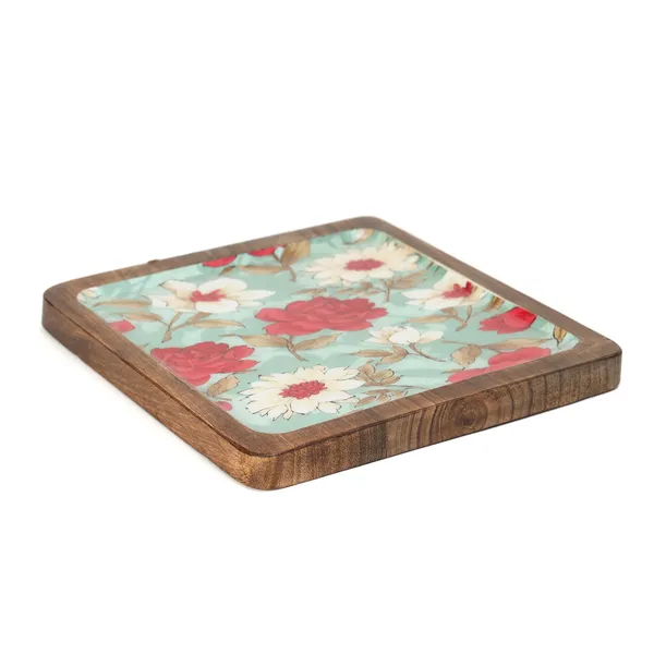 Red_&_Blue_Wooden_Enamel_Coated_Square_Serving_Platter_In_Mangowood_,_Snacks_Platter_For_Home_&_Dining_Table_,_Multipurpose_Tray_,_Serving_Tray_(_(20X20)Cm_)