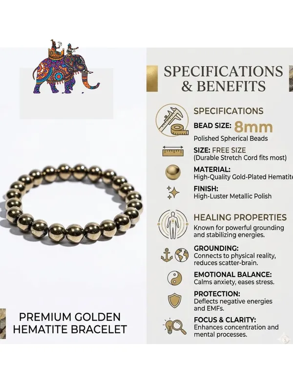 Golden_Hematite_Healing_Bracelet_|_Energy_Protection_&_Stress_Relief_Bracelet