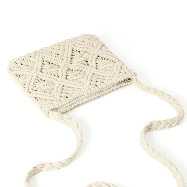Handcrafted_Macrame_Crossbody_Zipper_Bag_Off-White_Cotton_Rope_Boho_Sling_Purse_with_Intricate_Geometric_Knotwork_for_Women