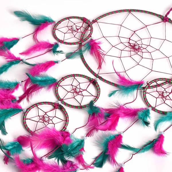 Pack_of_2_Big_Dream_Catcher_Wall_Hanging_with_5_Ring_with_Multicolor_Feathers_for_Home_D?cor,_Festive_Gifting_Hanging_Decoration_(29.5x7.5_inch)