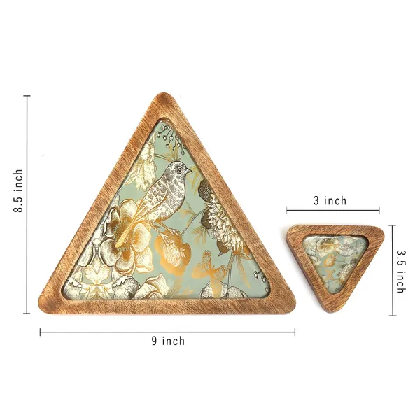 Grey_Wooden_Enamel_Coated_Triangular_Serving_Platter_With_Bowl_In_Mangowood_,_Snacks_Platter_For_Home_&_Dining_Table_,_Chip_N_Dip_Platter_,_Serving_Tray_(_(23X22||8X9)Cm_)_(Set_Of_2)