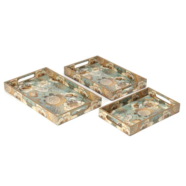 Wooden_Enamel_Coated_Rectangular_Set_of_3_Trays_with_Handle|_Serving_Tray_for_Home_&_Dining_Table_|_Multipurpose_Trays__(12x6,_14x8,_16x10_Inches)